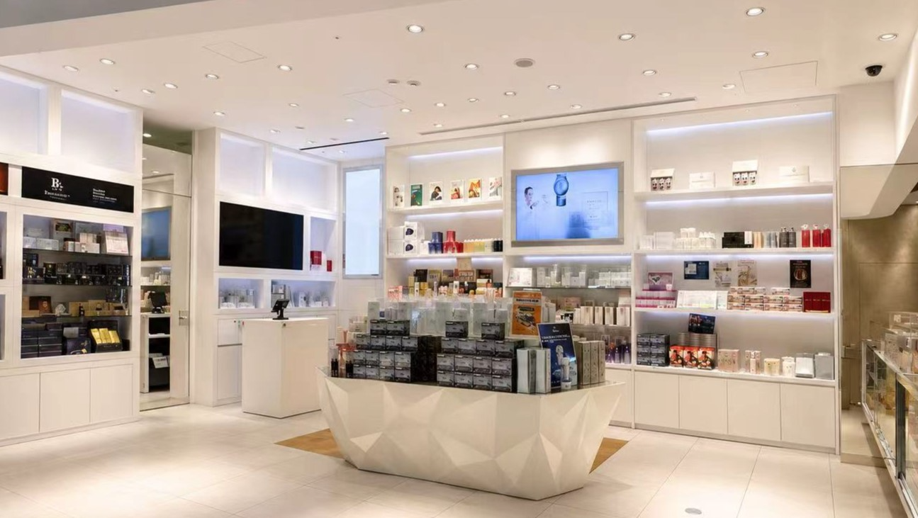 銀座のOne's Life商品カウンターをイメージした空間